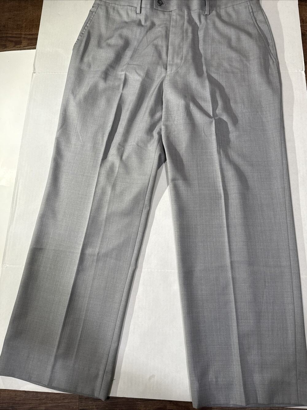 Louis Raphael Rossi Men’s Dress Pants Gray Size 36x32 Pockets Designer